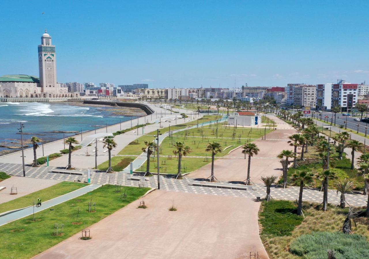 Luxury Downtown Apartment Of 80M2 In Front Of Hassan 2 Mosque And Sea From Family , Pour Famille , Interdit Couples Araabic Non Marie, Forbidden Unmarried Araabic Couples Basement Car Park Casablanca Zewnętrze zdjęcie